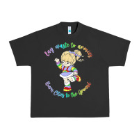 Pigment Black rainbow brite badass   rainbow brite Urban Heavy Tee - artisFamous