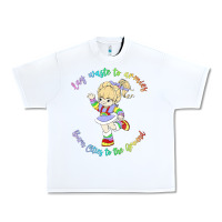 White rainbow brite badass   rainbow brite Urban Heavy Tee - artisFamous