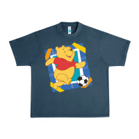 Midnight Navy winnie the pooh Urban Heavy Tee - artisFamous