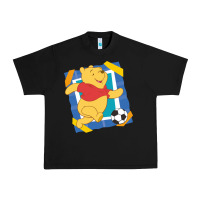 Black winnie the pooh Urban Heavy Tee - artisFamous