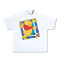 White winnie the pooh Urban Heavy Tee - artisFamous