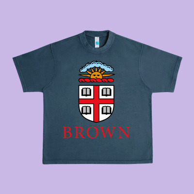 Brown University Urban Heavy Tee Designed By Artisfamous