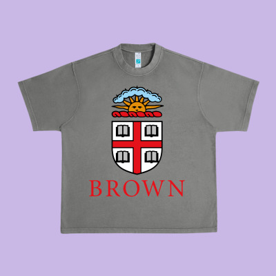 Brown University Urban Heavy Tee Designed By Artisfamous