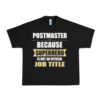 Black gift for superhero postmaster Urban Heavy Tee - artisFamous