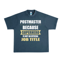 Midnight Navy gift for superhero postmaster Urban Heavy Tee - artisFamous