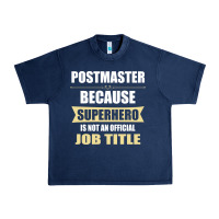 Navy gift for superhero postmaster Urban Heavy Tee - artisFamous