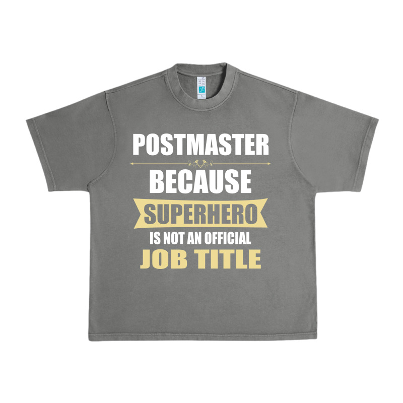 Gift For Superhero Postmaster Urban Heavy Tee by artisFamous | Teevron