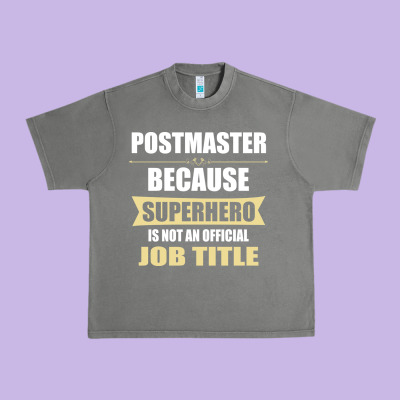Gift For Superhero Postmaster Urban Heavy Tee Designed By Artisfamous