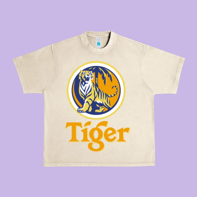 The Tiger Urban Heavy Tee Designed By Artisfamous