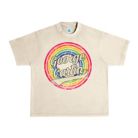 Sandshell george carlin   retro rainbow faded style Urban Heavy Tee - artisFamous