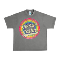 George Carlin   Retro Rainbow Faded Style Urban Heavy Tee | Teevron