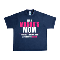 Navy i'm a mason's  mom just like a normal mom Urban Heavy Tee - artisFamous