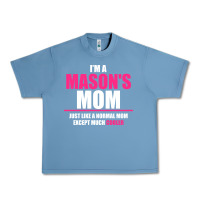Pebble Blue i'm a mason's  mom just like a normal mom Urban Heavy Tee - artisFamous