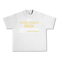 Lunar Rock i'm a physical therapist mom, i'm always right Urban Heavy Tee - artisFamous
