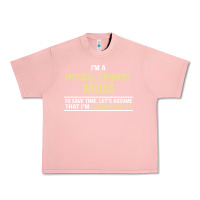 Salmon i'm a physical therapist mom, i'm always right Urban Heavy Tee - artisFamous