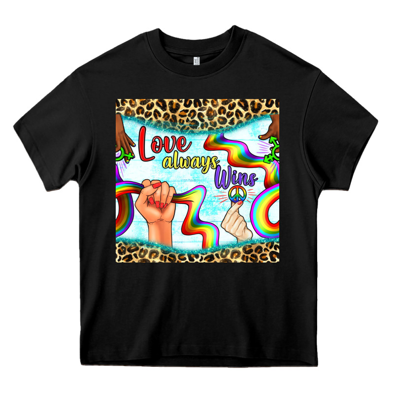 Pride Lgbtq Love Always Wins Peace Gender Symbol Heavy Core Tee by BundleAndBundleShop | Teevron