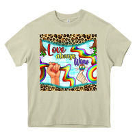 Mossy Pride lgbtq love always wins peace gender symbol Heavy Core Tee - BundleAndBundleShop