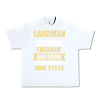White landman because freakin' awesome isn't a job title Urban Heavy Tee - artisFamous