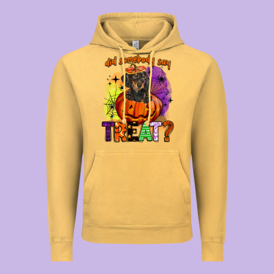 Did Somebody Say Treat Vintage Hoodie Designed By Barkaloodesign
