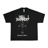 Black hell hammer Urban Heavy Tee - artisFamous