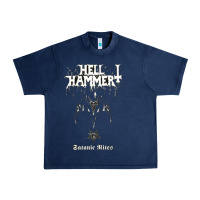 Navy hell hammer Urban Heavy Tee - artisFamous