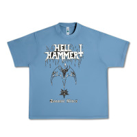 Pebble Blue hell hammer Urban Heavy Tee - artisFamous
