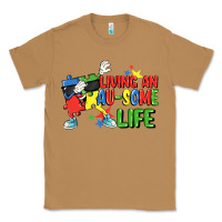 Toasted Coconut Living an au-some life Autism Awareness Day Classic Tee - FaDigitalArtStudio