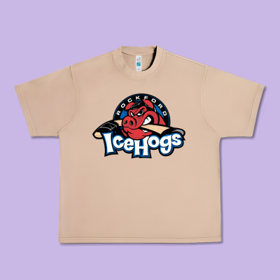 The Icehogs, Rockford Urban Heavy Tee Designed By Artisfamous