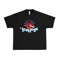 Black The Icehogs, Rockford Urban Heavy Tee - artisFamous