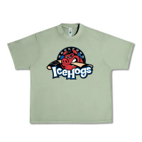 Oil Green The Icehogs, Rockford Urban Heavy Tee - artisFamous