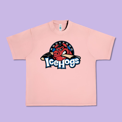 The Icehogs, Rockford Urban Heavy Tee Designed By Artisfamous