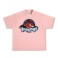 Salmon The Icehogs, Rockford Urban Heavy Tee - artisFamous