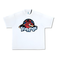 White The Icehogs, Rockford Urban Heavy Tee - artisFamous