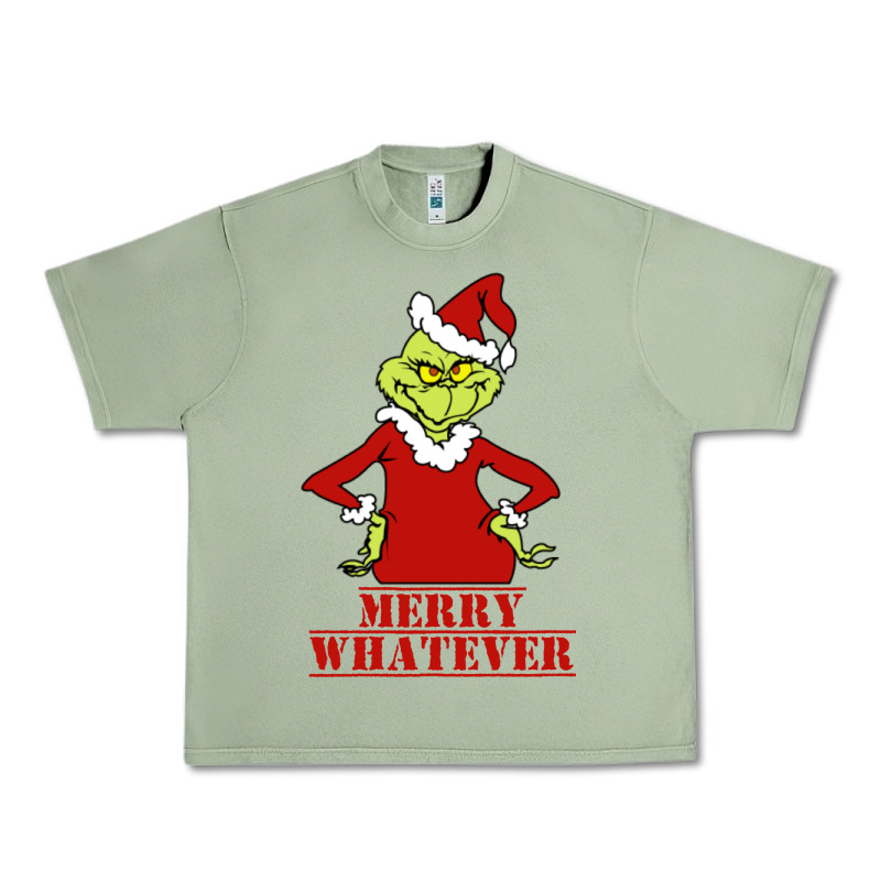 Merry Whatever Grinch Urban Heavy Tee by artisFamous | Teevron