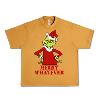 Peanut Butter Merry Whatever Grinch Urban Heavy Tee - artisFamous