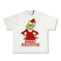 Pistachio Merry Whatever Grinch Urban Heavy Tee - artisFamous