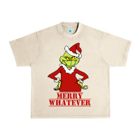 Sandshell Merry Whatever Grinch Urban Heavy Tee - artisFamous