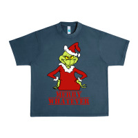 Midnight Navy Merry Whatever Grinch Urban Heavy Tee - artisFamous