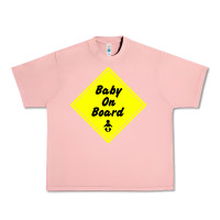 Salmon baby on board Urban Heavy Tee - artisFamous
