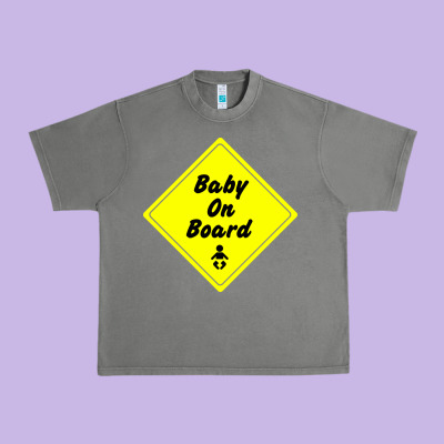 Baby On Board Urban Heavy Tee Designed By Artisfamous