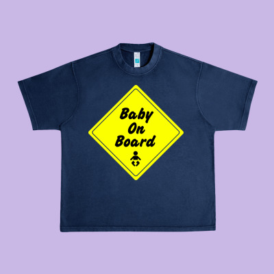 Baby On Board Urban Heavy Tee Designed By Artisfamous