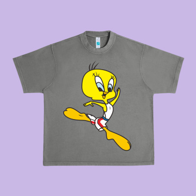 Tweety Bird Urban Heavy Tee Designed By Artisfamous