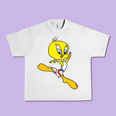 Tweety Bird Urban Heavy Tee Designed By Artisfamous