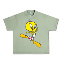Oil Green tweety bird Urban Heavy Tee - artisFamous