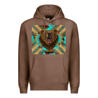 Chestnut bear native american  tumbler Premium Hoodie - BarkalooDesign