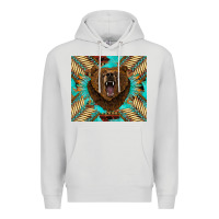 Dove Grey bear native american  tumbler Premium Hoodie - BarkalooDesign