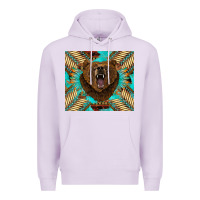 Lilac bear native american  tumbler Premium Hoodie - BarkalooDesign
