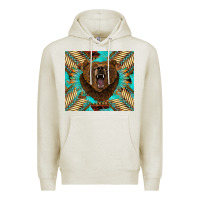 Bear Native American  Tumbler Premium Hoodie | Teevron