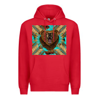 Red bear native american  tumbler Premium Hoodie - BarkalooDesign