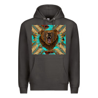 Smoke bear native american  tumbler Premium Hoodie - BarkalooDesign